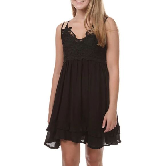 NWT LISTICLE BRALLETE SKATER DRESS SZ L JUNIORS - Picture 1 of 3